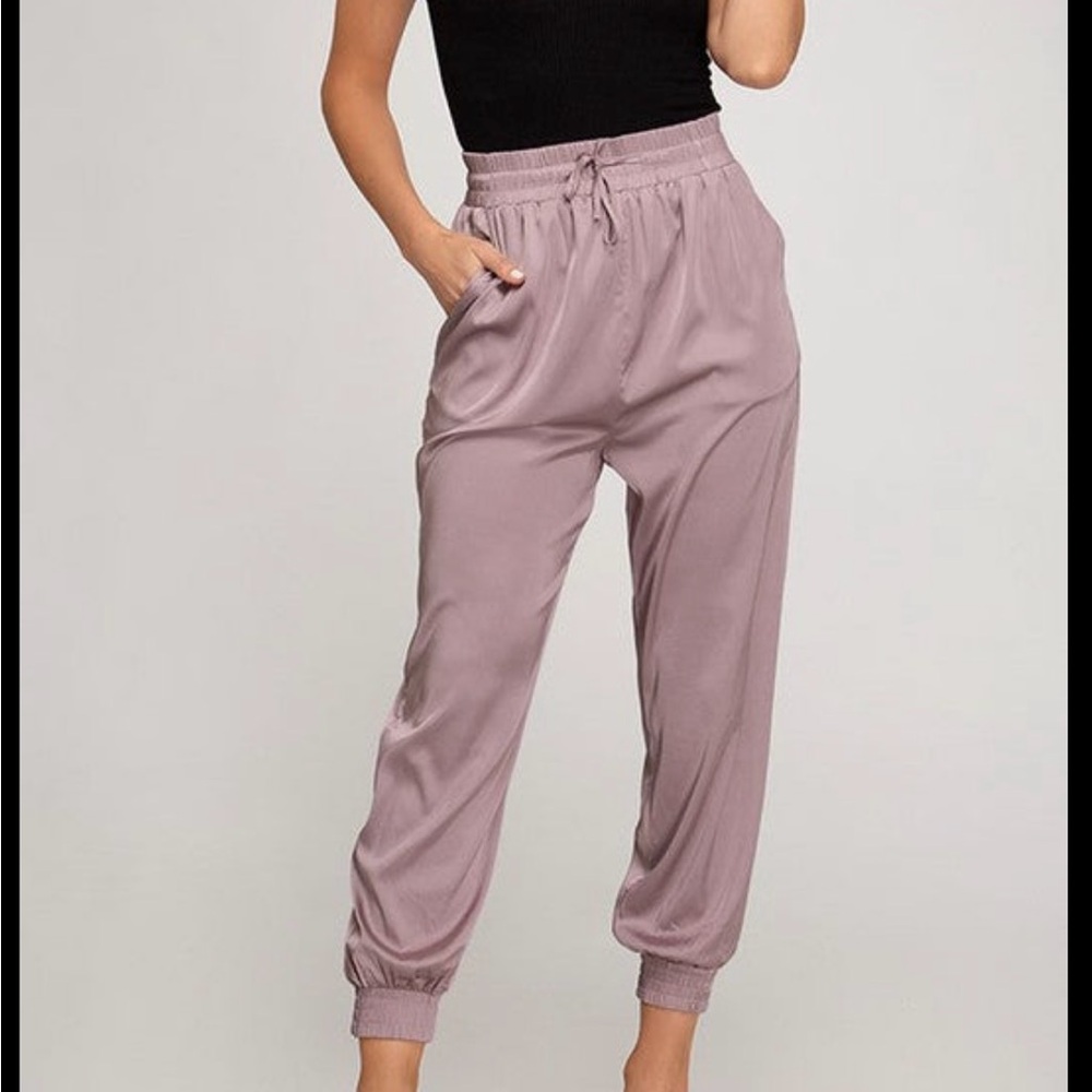 Women's Mauve Jogger Pants